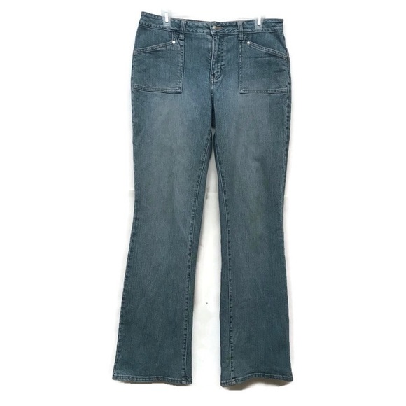 L.A.Blues stretch Jeans Dark Wash Denim Pants - Picture 1 of 3